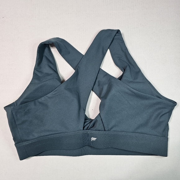 FABELTICS Oasis Twist Medium Impact Sports Bra in Storm Slate Size XXL/1X NWT - Picture 2 of 8